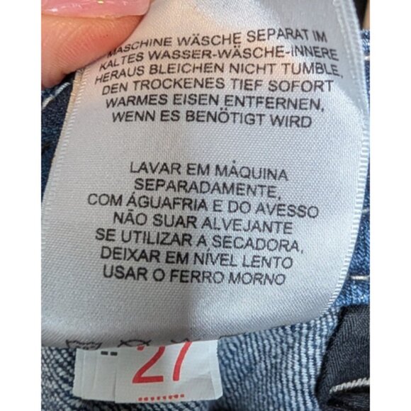 VTG Y2K Miss Me Sequin Vine Pocket Low Rise‎ Boot Cut Distressed Bling Jeans 27 - Picture 12 of 15